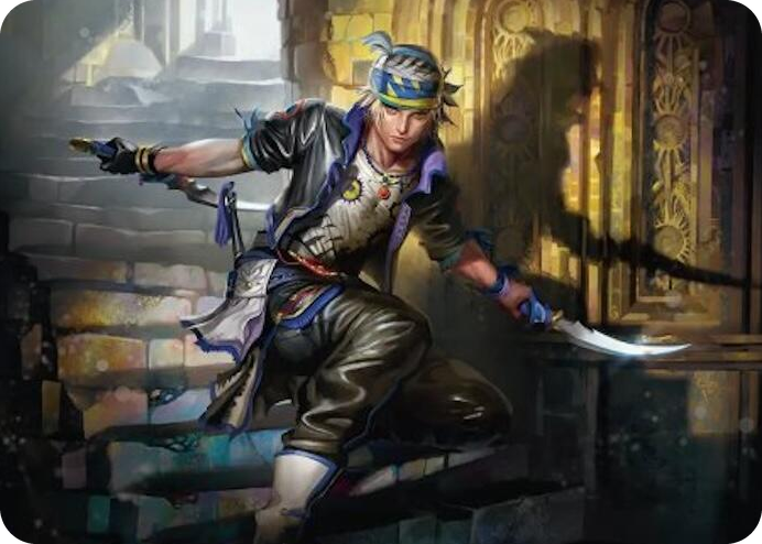 Locke Cole Art Card #15 S - Art Series: FINAL FANTASY Pokemon card