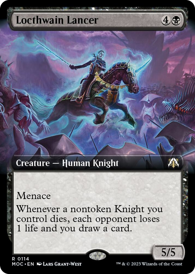 0114 Locthwain Lancer (Extended Art) R Commander: March of the Machine