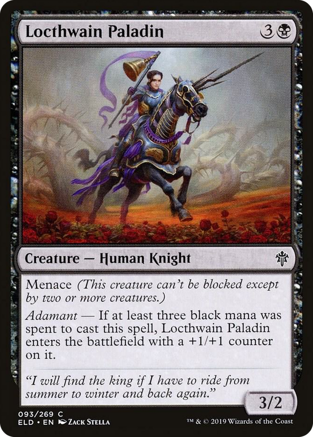 0093 Locthwain Paladin C Throne of Eldraine