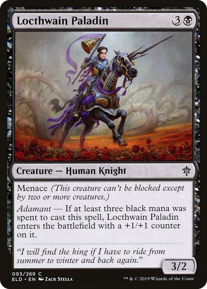 0093 Locthwain Paladin C Throne of Eldraine