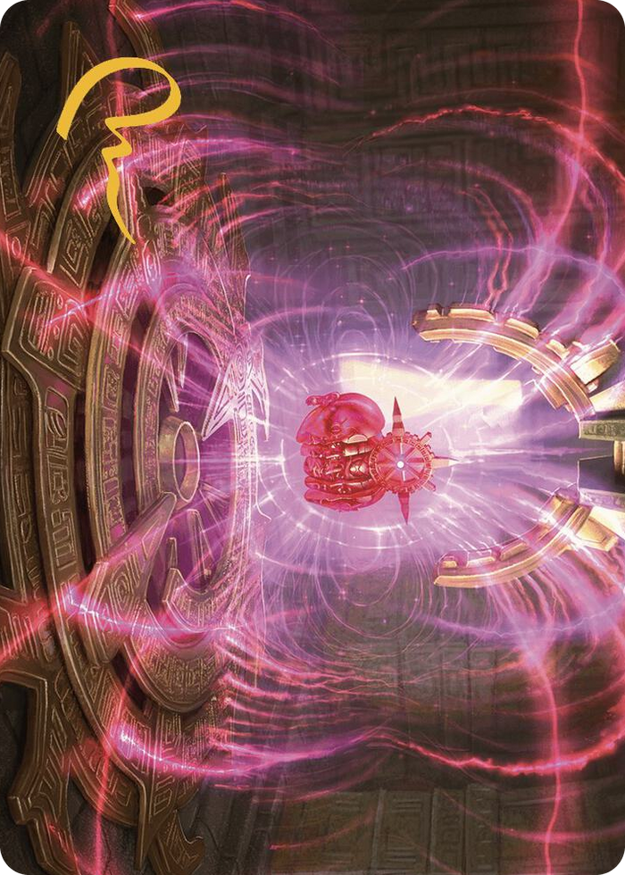 Locus of Enlightenment Art Card (Gold-Stamped Signature) #12 S - Art Series: The Lost Caverns of Ixalan Pokemon card