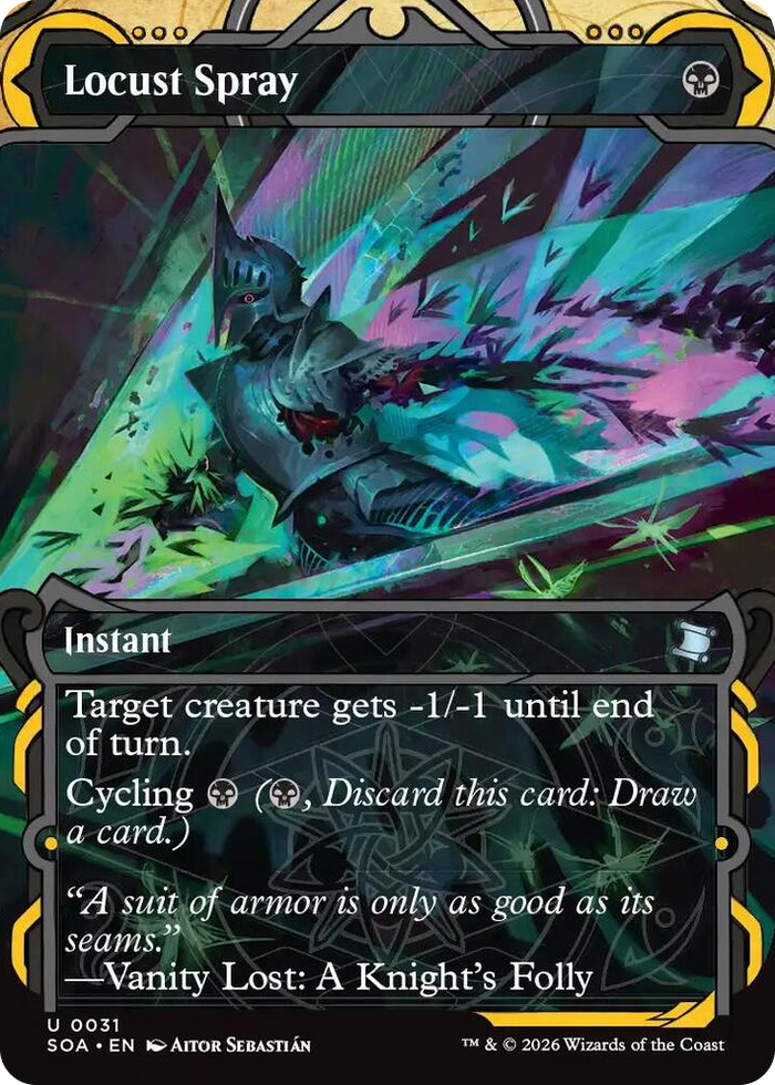 Locust Spray #31 U - Secrets of Strixhaven: Mystical Archive Pokemon card
