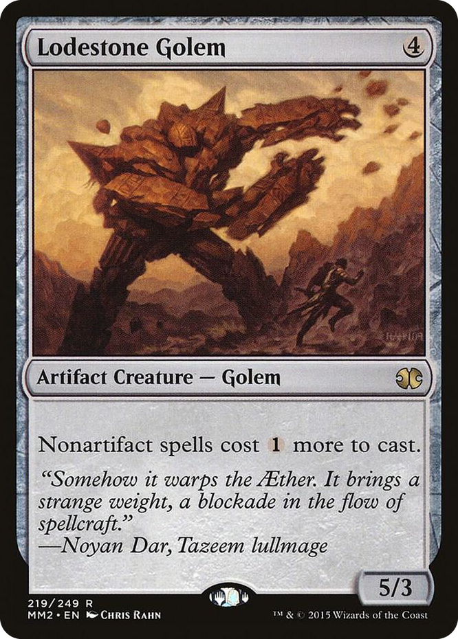 0219 Lodestone Golem R Modern Masters 2015