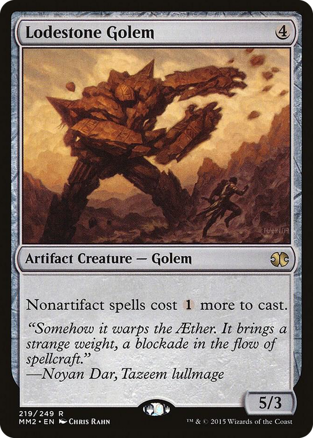 0219 Lodestone Golem R Modern Masters 2015