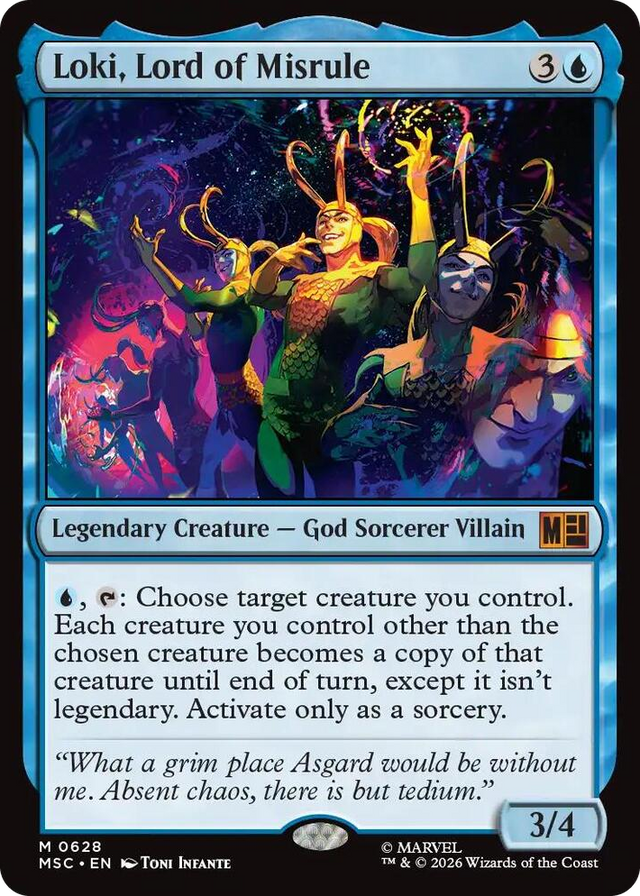 0628 Loki, Lord of Misrule M Commander: Marvel Super Heroes
