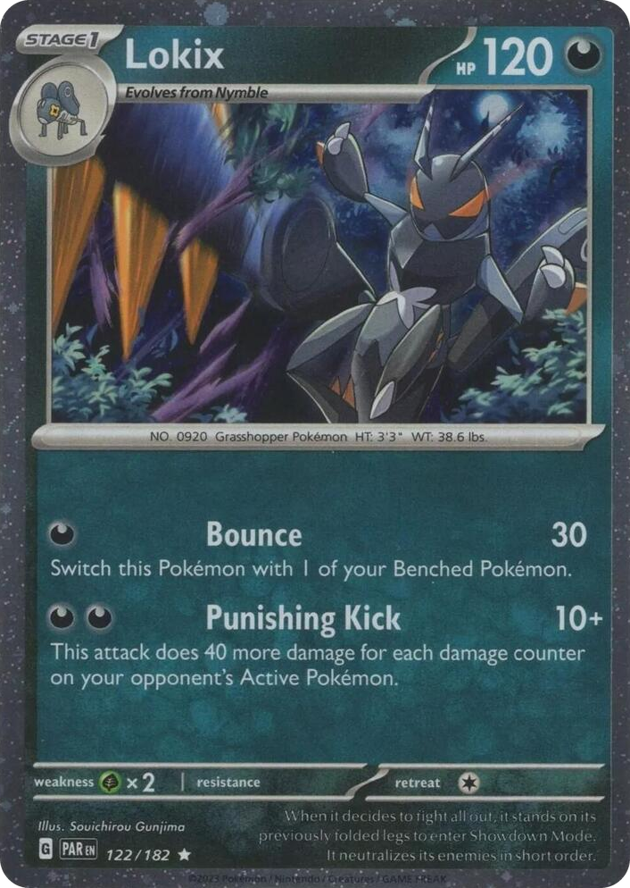 0122 Lokix - 122/182 (Cosmos Holo) Rare Miscellaneous Cards & Products