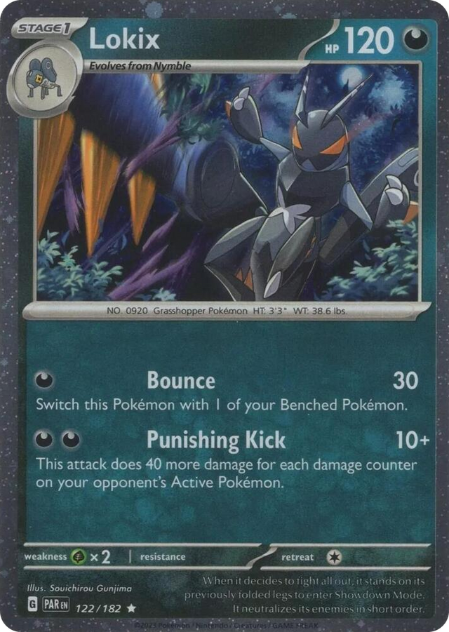 0122 Lokix - 122/182 (Cosmos Holo) Rare Miscellaneous Cards & Products