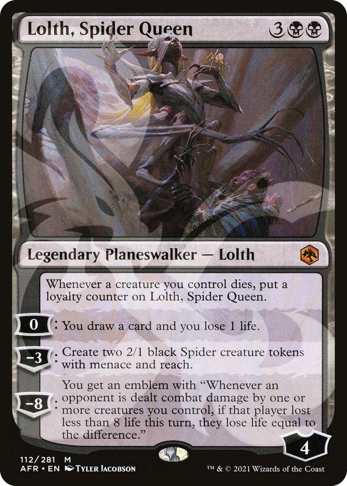 0112 Lolth, Spider Queen M AFR Ampersand Promos