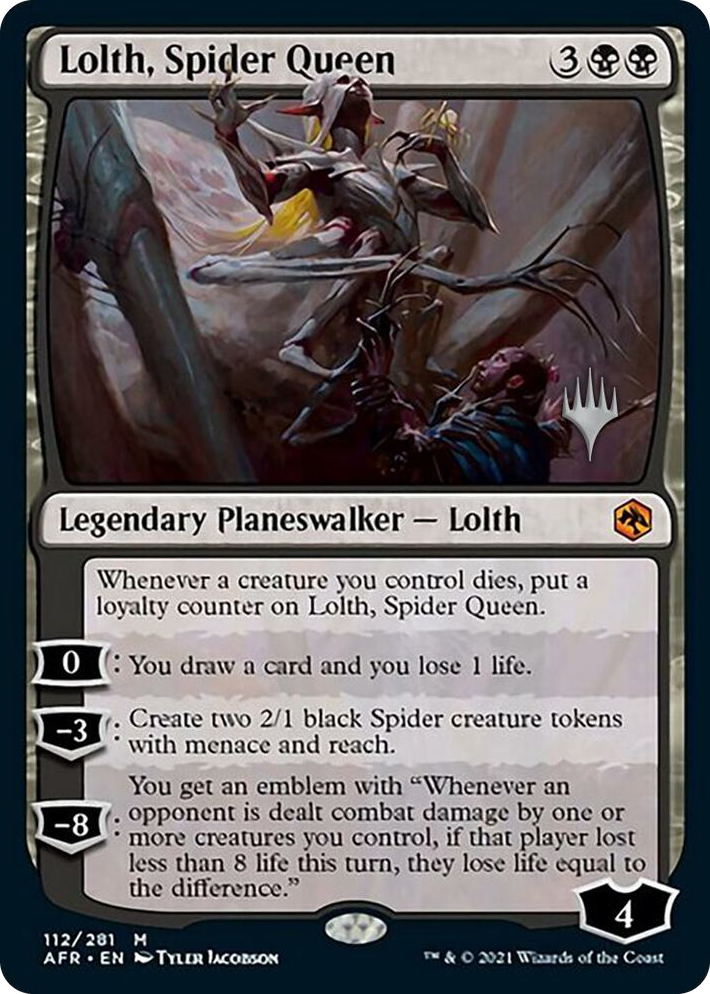 0112 Lolth, Spider Queen M Promo Pack: Adventures in the Forgotten Realms