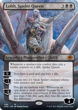 0284 Lolth, Spider Queen (Borderless) M Adventures in the Forgotten Realms