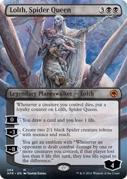0284 Lolth, Spider Queen (Borderless) M Adventures in the Forgotten Realms