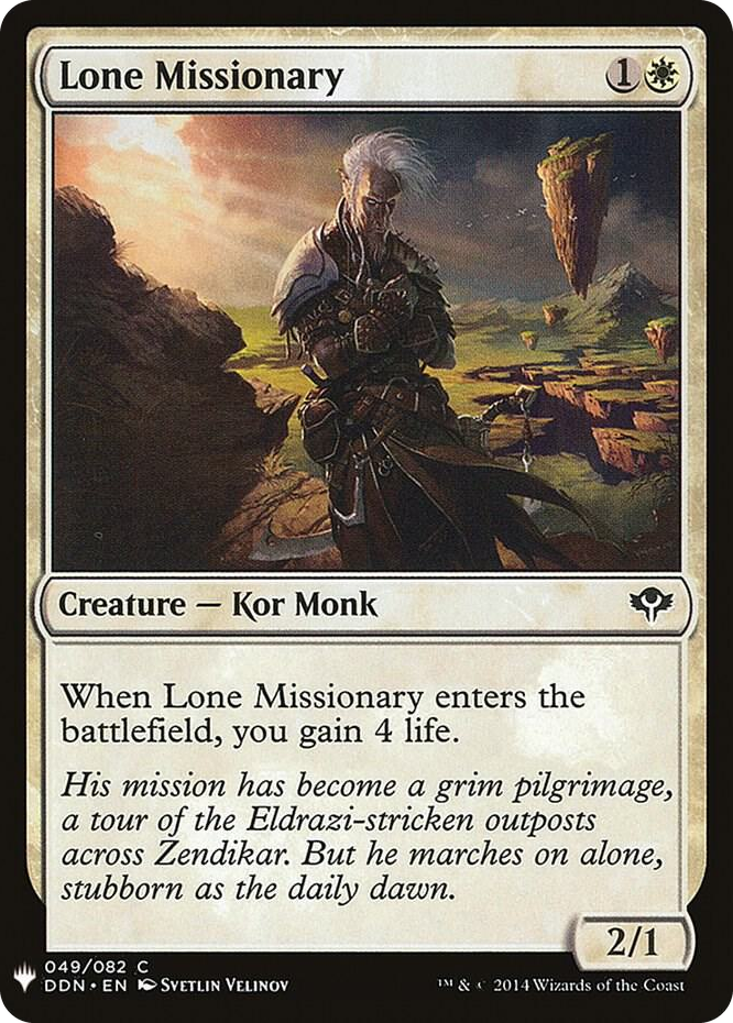 Lone Missionary #49 C - The List Reprints Pokemon card