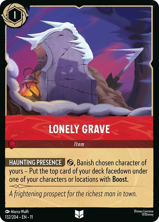 0132 Lonely Grave Uncommon Winterspell