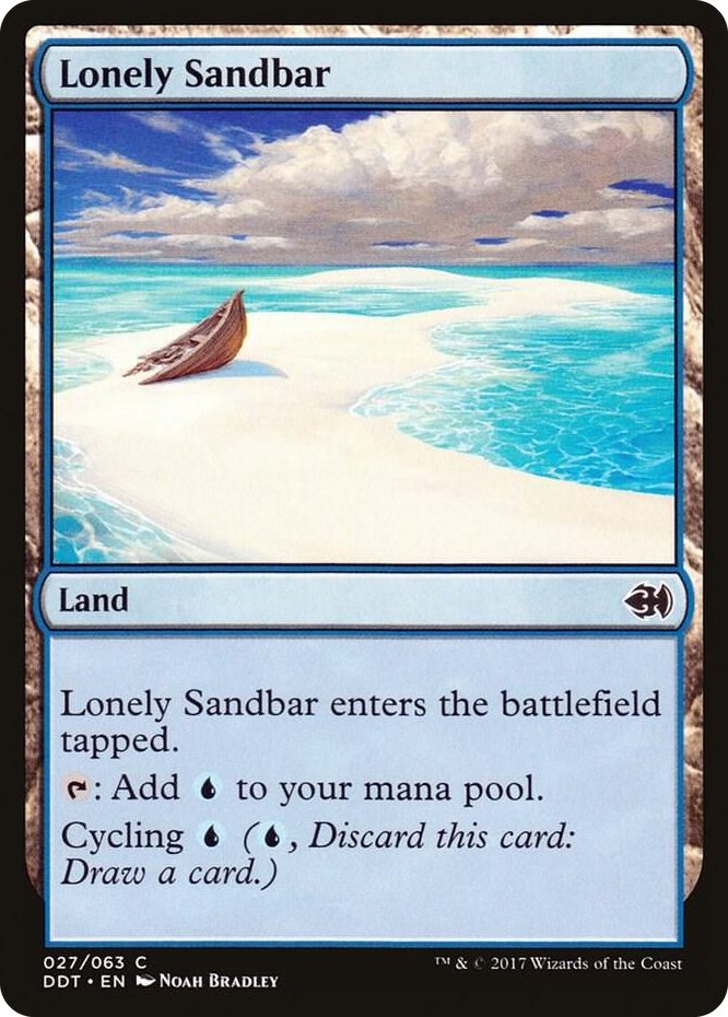 0027 Lonely Sandbar C Duel Decks: Merfolk vs. Goblins