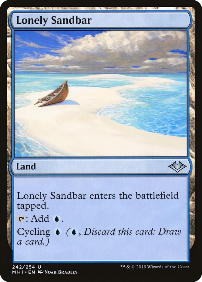 0242 Lonely Sandbar U Modern Horizons