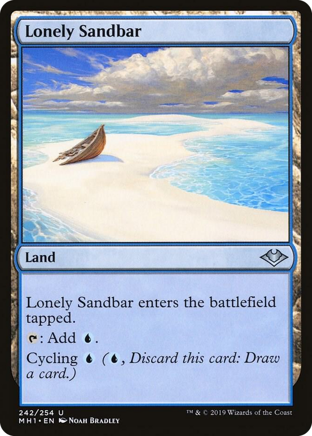 0242 Lonely Sandbar U Modern Horizons