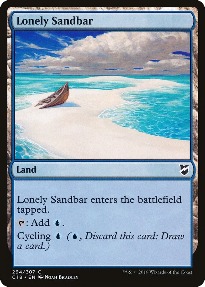 0264 Lonely Sandbar C Commander 2018