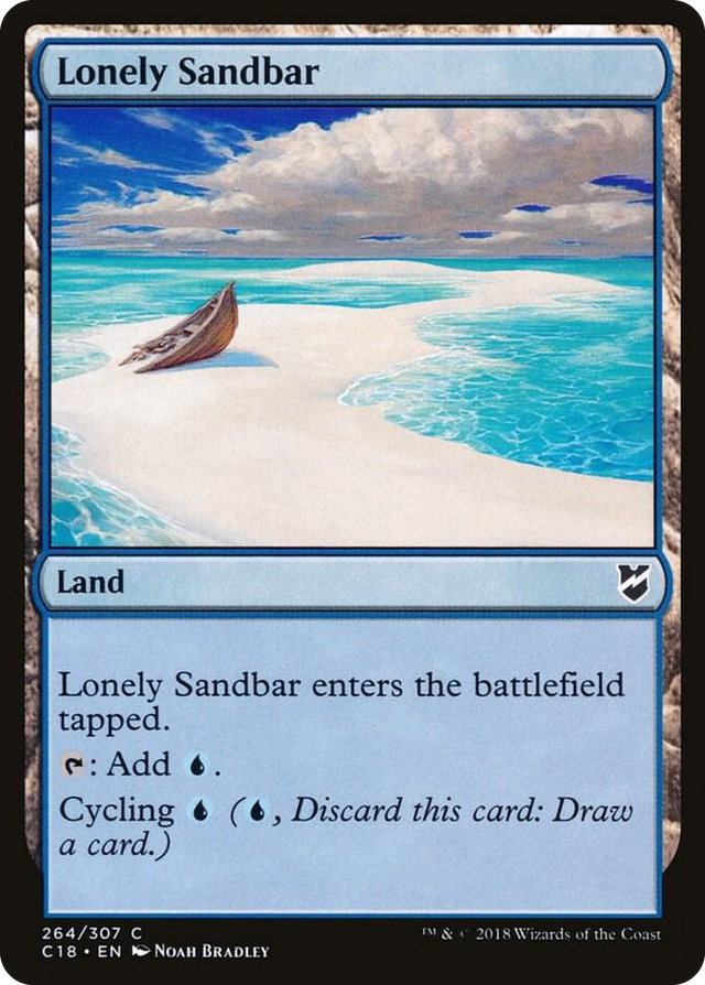 0264 Lonely Sandbar C Commander 2018