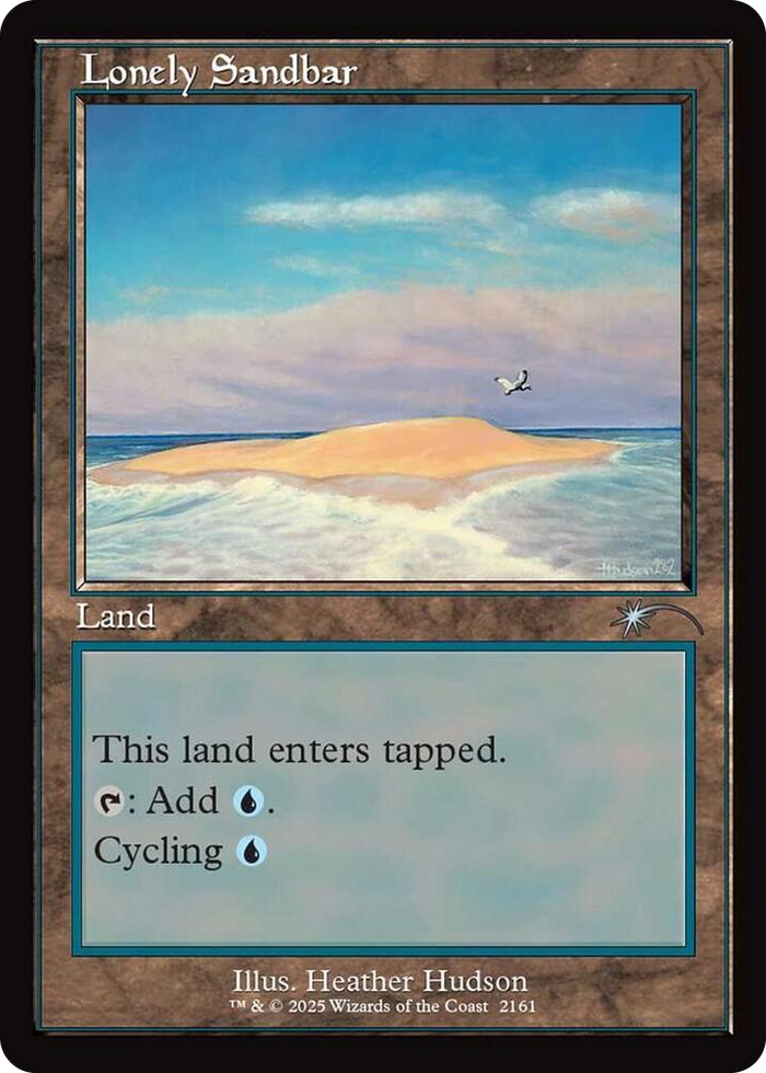 Lonely Sandbar (Retro Frame) #2161 U - Secret Lair Drop Series Pokemon card
