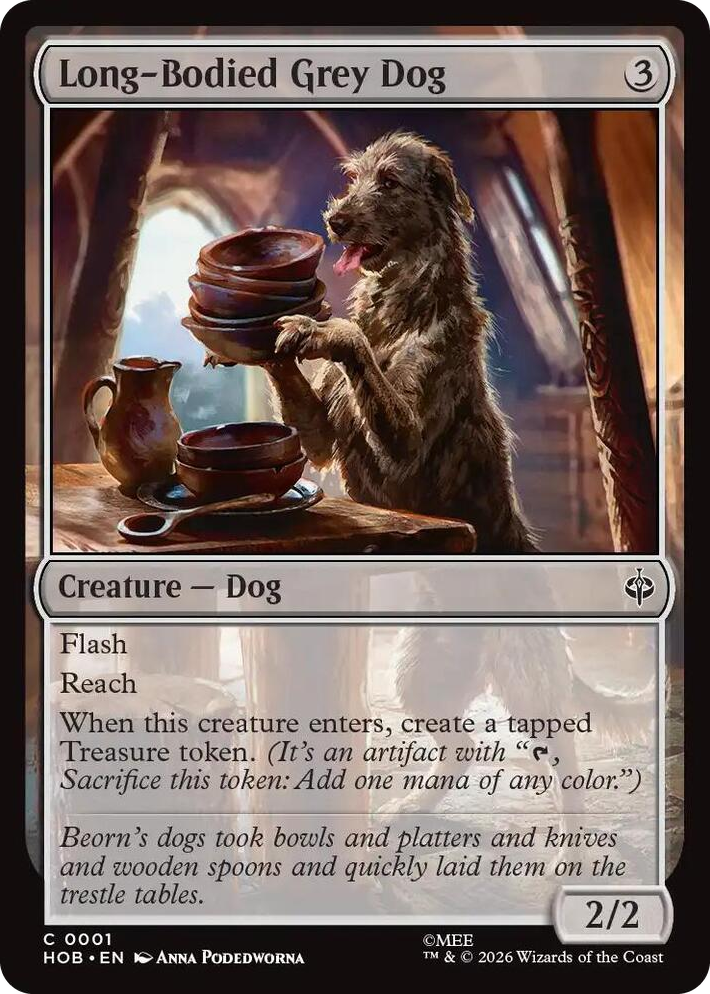 0001 Long-Bodied Grey Dog C The Hobbit
