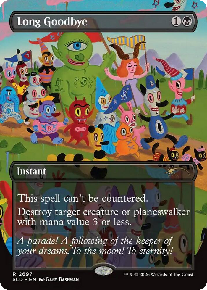 Long Goodbye #2697 R - Secret Lair Drop Series Pokemon card