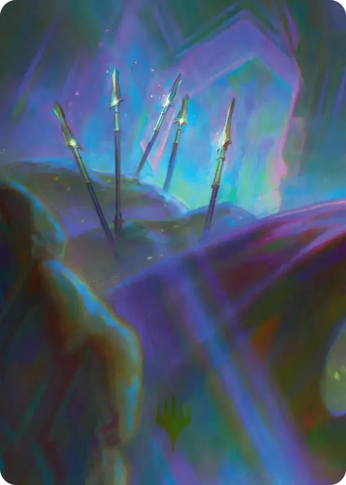 0007 Long-Lost Lances Art Card (7/12) S Art Series: The Hobbit