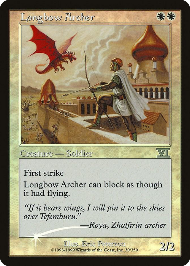 0030 Longbow Archer P FNM Promos