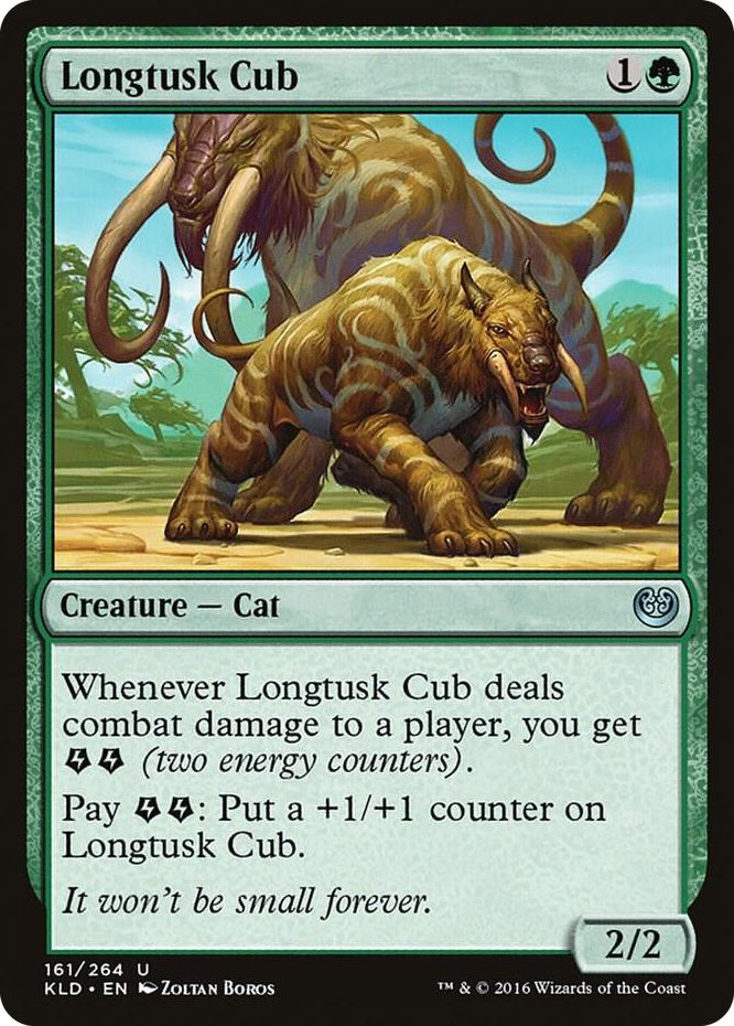 Longtusk Cub #161 U - Kaladesh Pokemon card