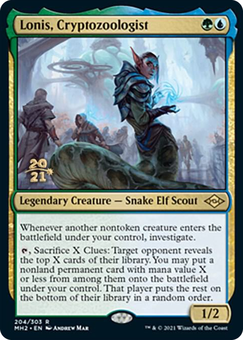 Lonis, Cryptozoologist #204 R - Prerelease Cards Pokemon card