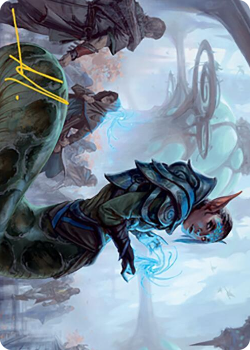 0057 Lonis, Cryptozoologist Art Card (Gold-Stamped Signature) S Art Series: Modern Horizons 2