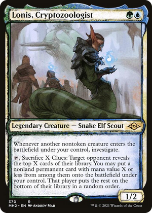 0370 Lonis, Cryptozoologist (Showcase) R Modern Horizons 2