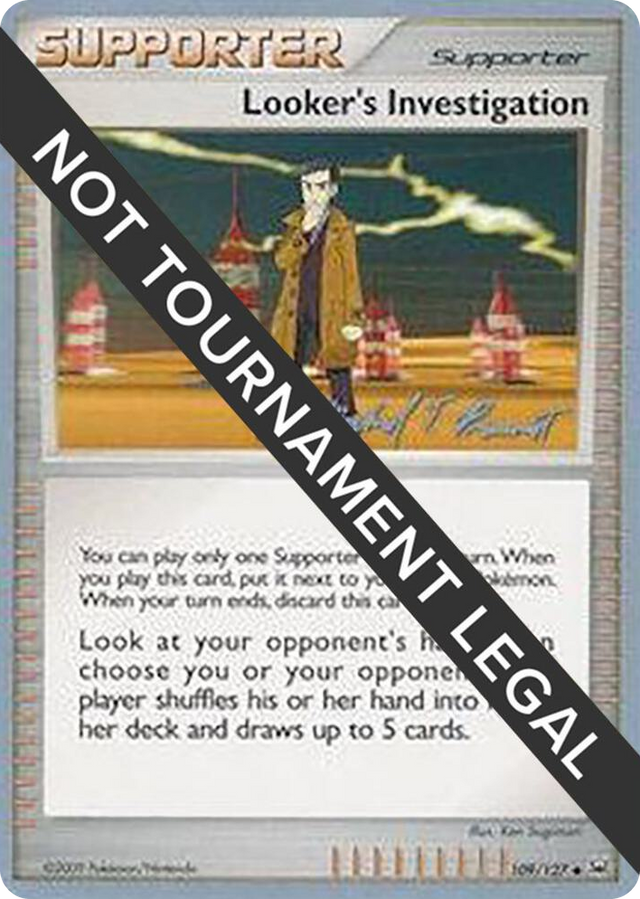 0109 Looker's Investigation - 2010 (Michael Pramawat) Uncommon World Championship Decks