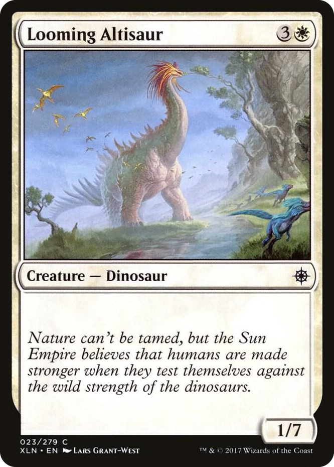 0023 Looming Altisaur C Ixalan