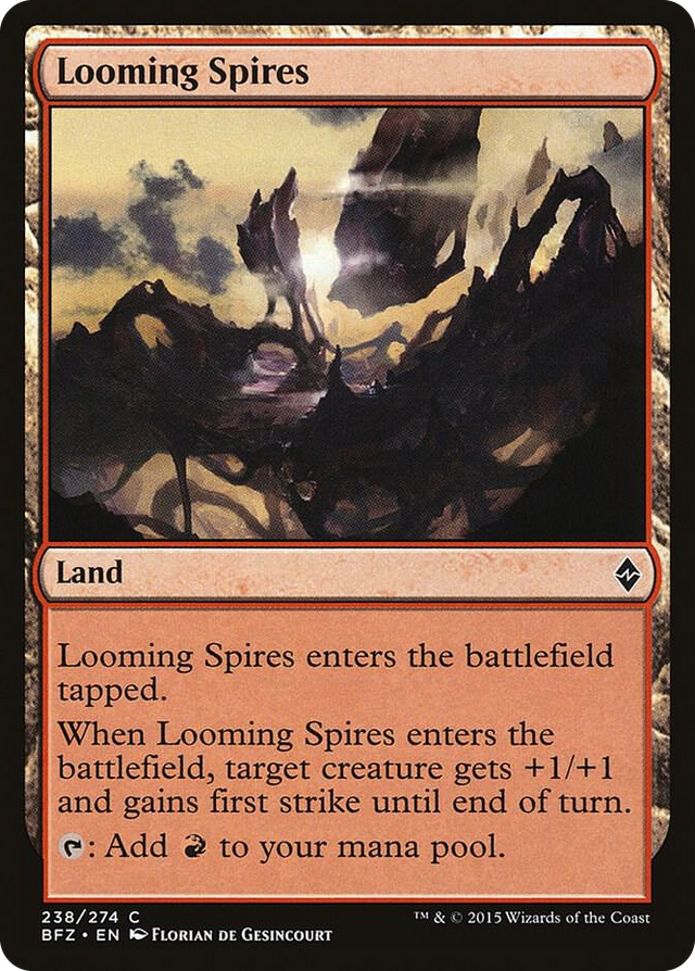 0238 Looming Spires C Battle for Zendikar
