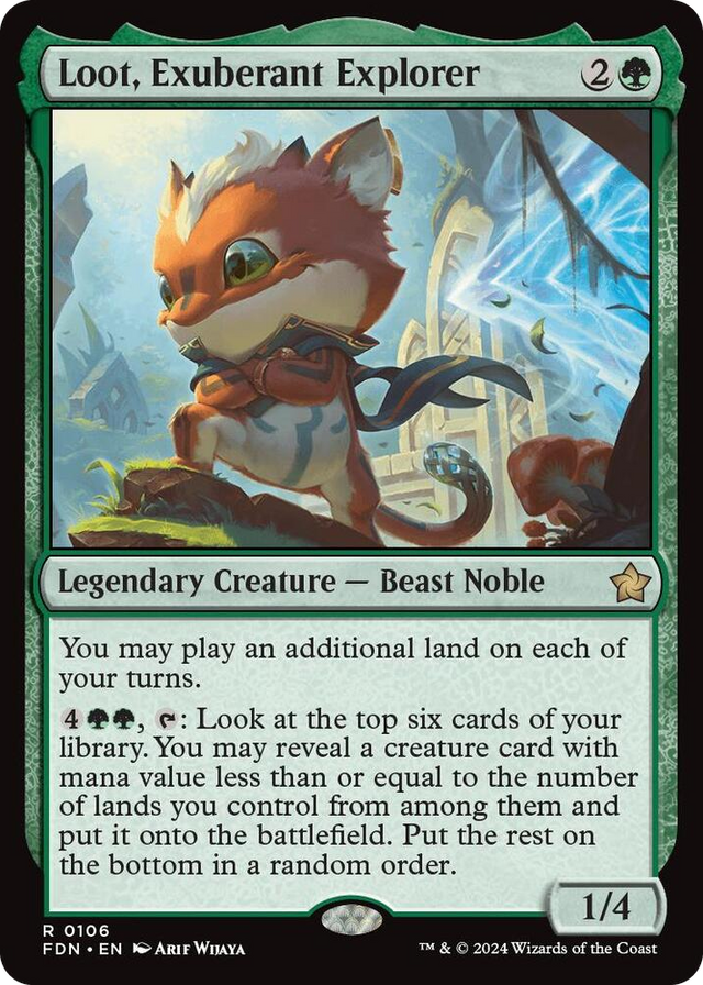 0106 Loot, Exuberant Explorer R Foundations