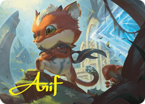 0012 Loot, Exuberant Explorer Art Card (12/54) (Gold-Stamped Signature) S Art Series: Foundations