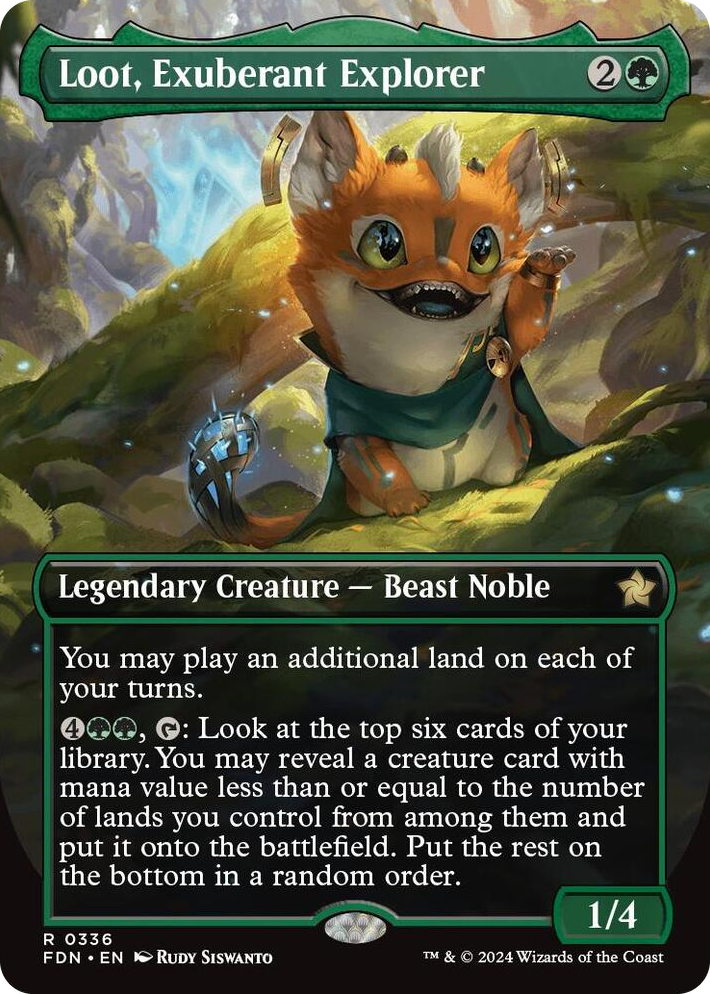 0336 Loot, Exuberant Explorer (Borderless) R Foundations