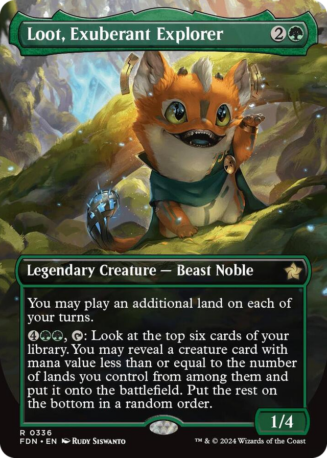 0336 Loot, Exuberant Explorer (Borderless) R Foundations