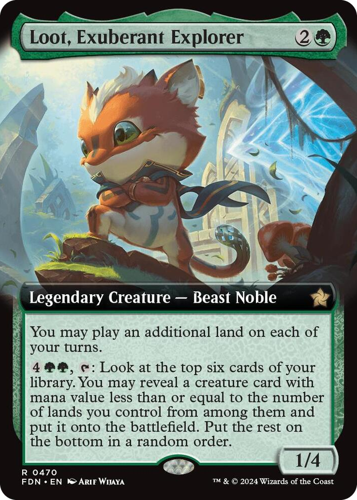 0470 Loot, Exuberant Explorer (Extended Art) R Foundations