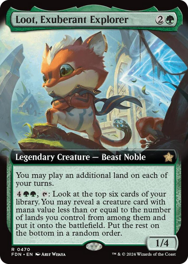 0470 Loot, Exuberant Explorer (Extended Art) R Foundations