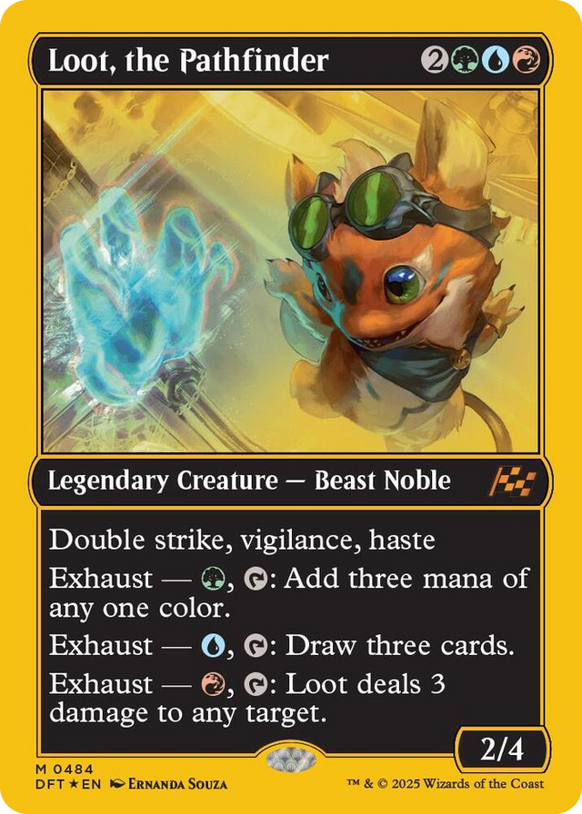 0484 Loot, the Pathfinder (First-Place Foil) M Aetherdrift