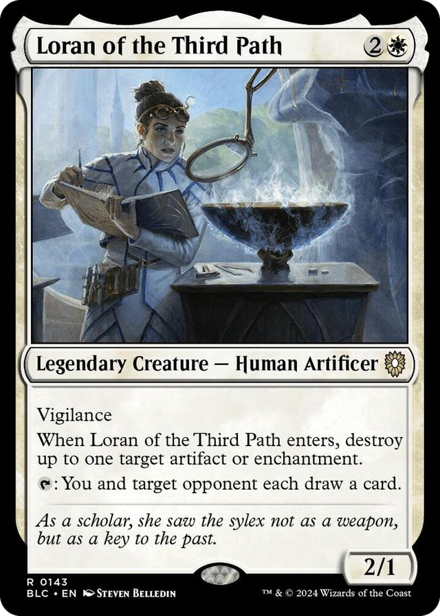 0143 Loran of the Third Path R Commander: Bloomburrow
