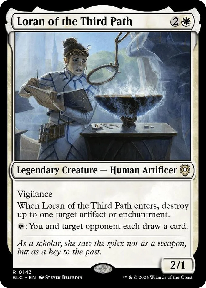 0143 Loran of the Third Path R Commander: Bloomburrow
