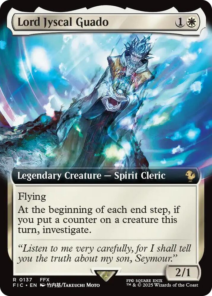 Lord Jyscal Guado (Extended Art) #137 R - Commander: FINAL FANTASY Pokemon card