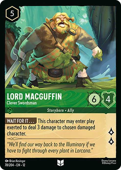 0078 Lord MacGuffin - Clever Swordsman Uncommon Wilds Unknown