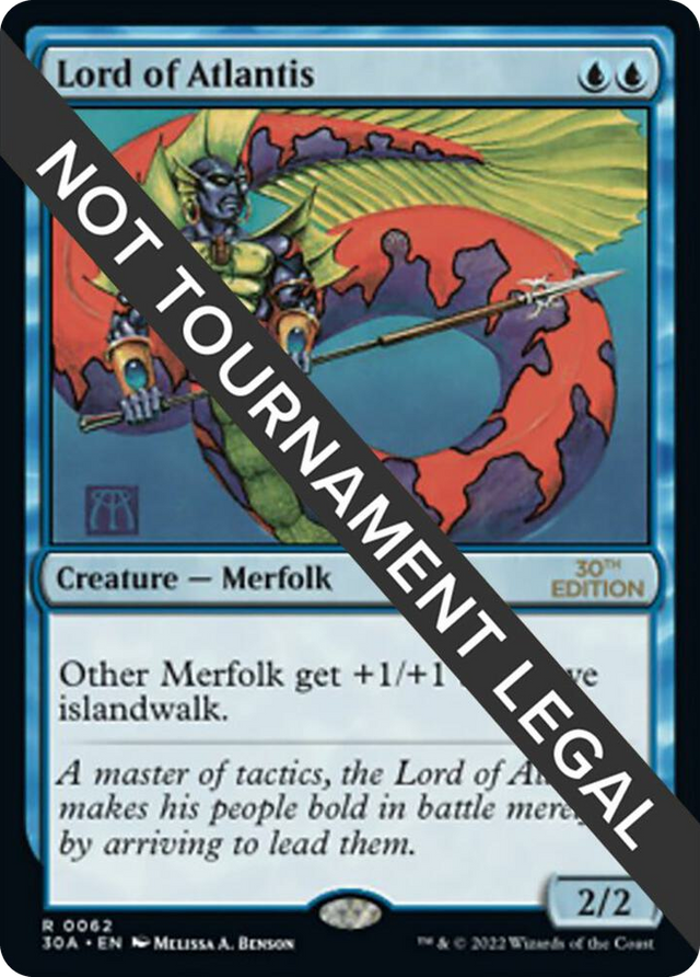 0062 Lord of Atlantis R 30th Anniversary Edition