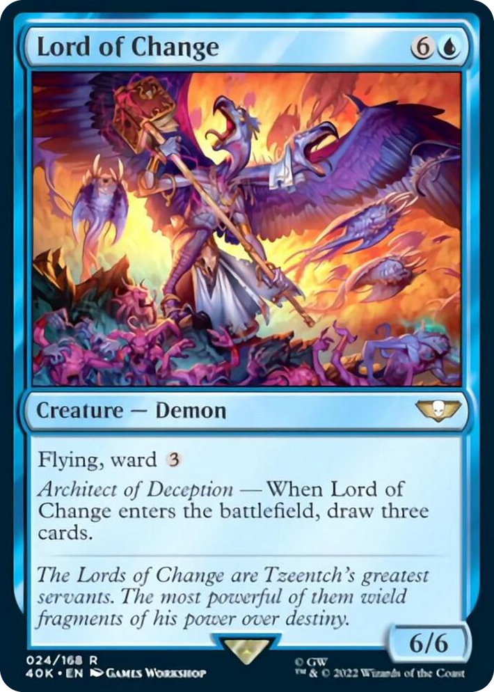 0024 Lord of Change R Universes Beyond: Warhammer 40,000