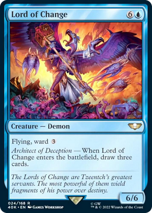 0024 Lord of Change R Universes Beyond: Warhammer 40,000