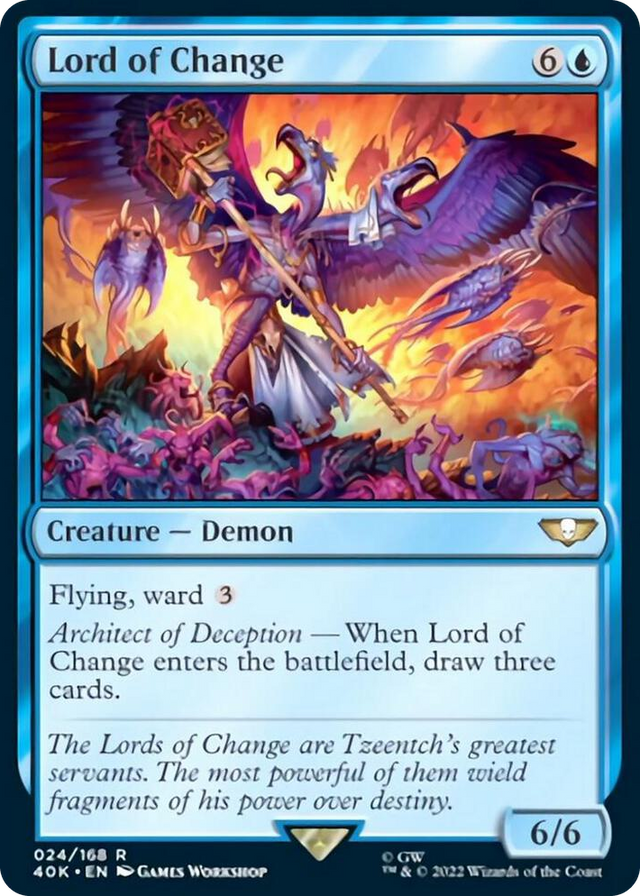 0024 Lord of Change R Universes Beyond: Warhammer 40,000