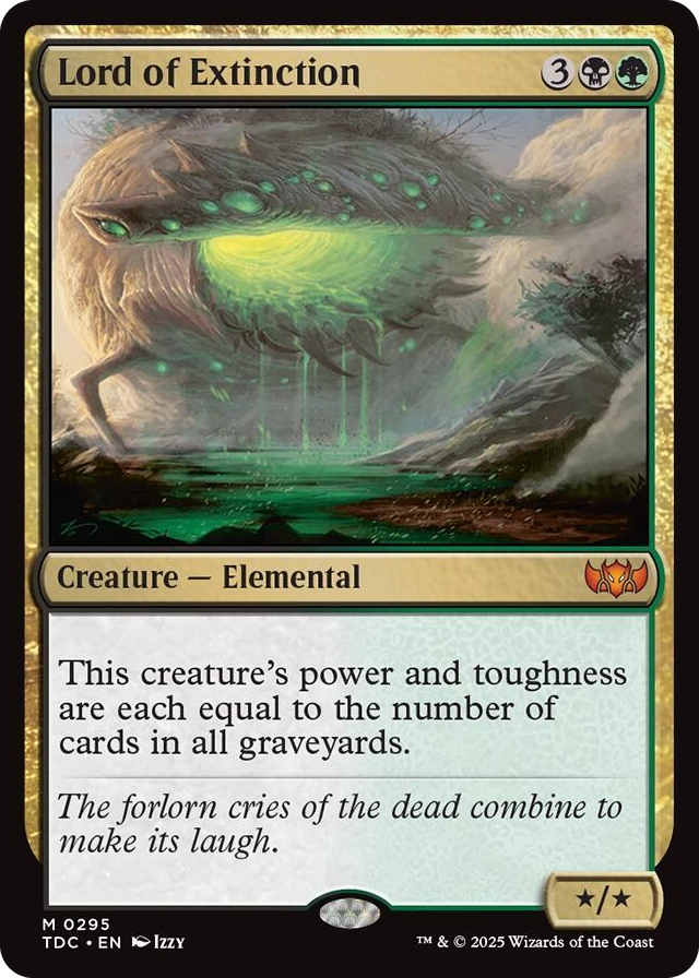 0295 Lord of Extinction M Commander: Tarkir: Dragonstorm